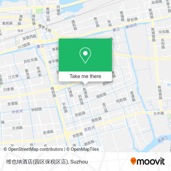 维也纳酒店(园区保税区店) map