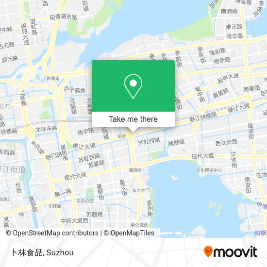 卜林食品 map