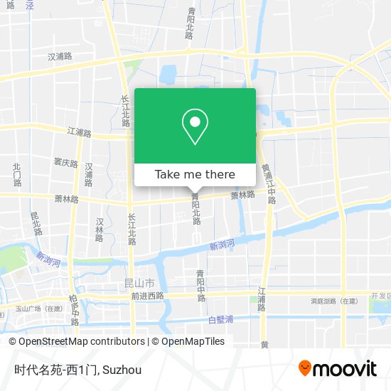 时代名苑-西1门 map