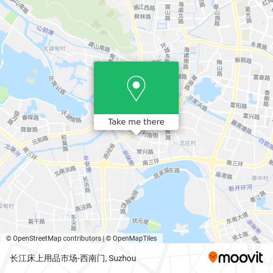 长江床上用品市场-西南门 map