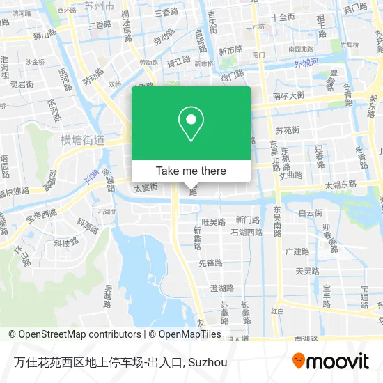 万佳花苑西区地上停车场-出入口 map