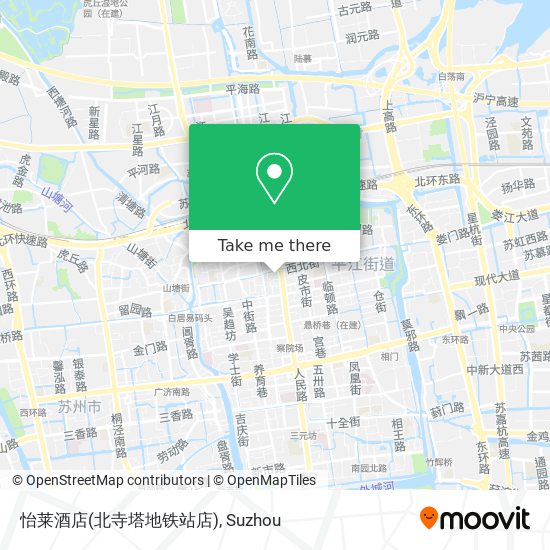 怡莱酒店(北寺塔地铁站店) map