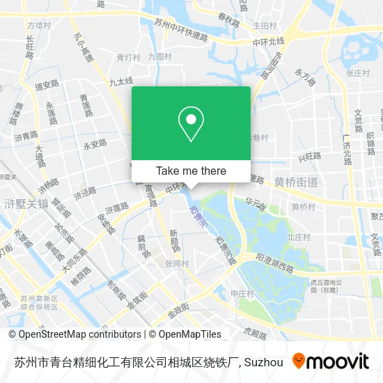 苏州市青台精细化工有限公司相城区烧铁厂 map