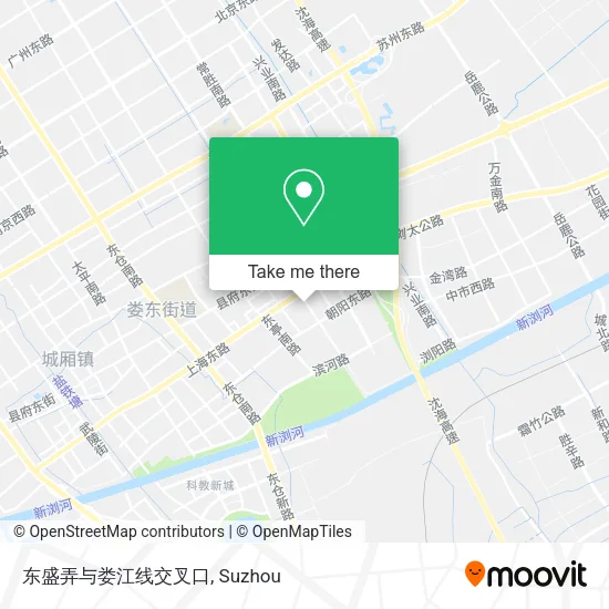 东盛弄与娄江线交叉口 map