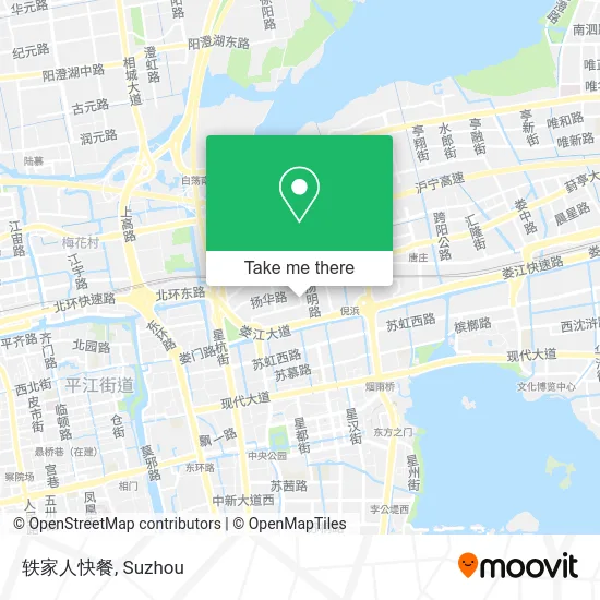 轶家人快餐 map