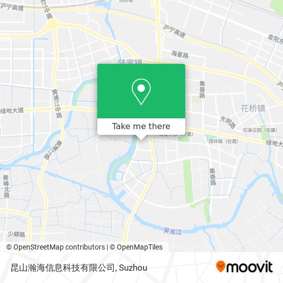 昆山瀚海信息科技有限公司 map