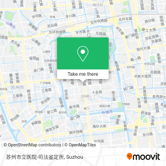 苏州市立医院-司法鉴定所 map