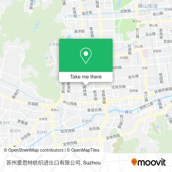 苏州爱思特纺织进出口有限公司 map