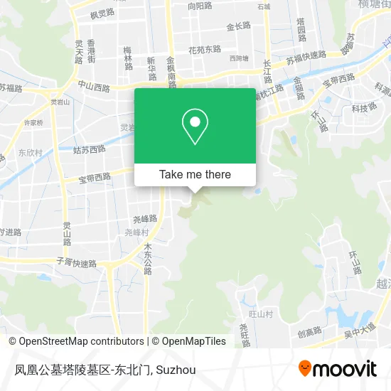 凤凰公墓塔陵墓区-东北门 map