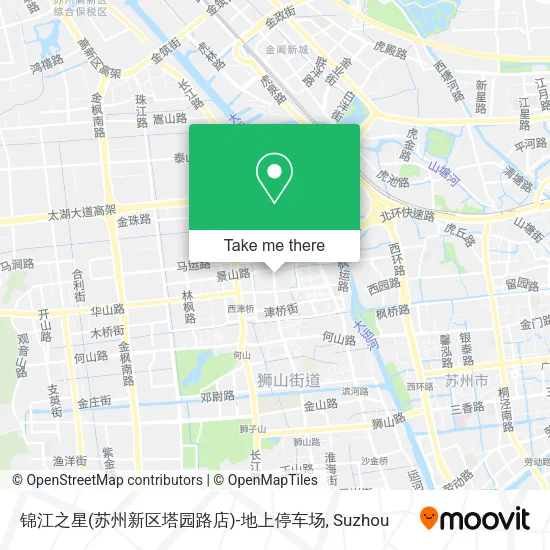 锦江之星(苏州新区塔园路店)-地上停车场 map