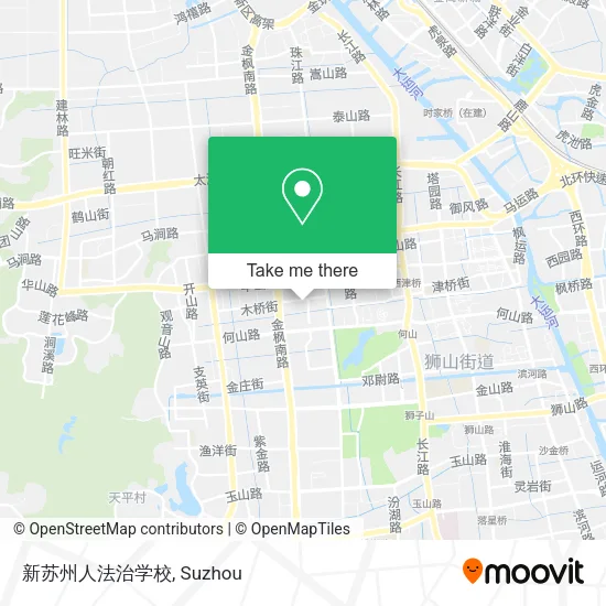 新苏州人法治学校 map