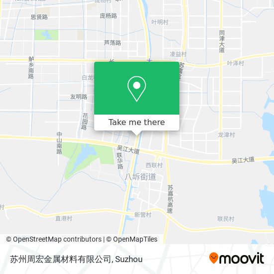苏州周宏金属材料有限公司 map