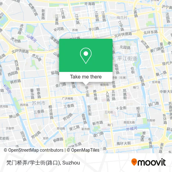 梵门桥弄/学士街(路口) map
