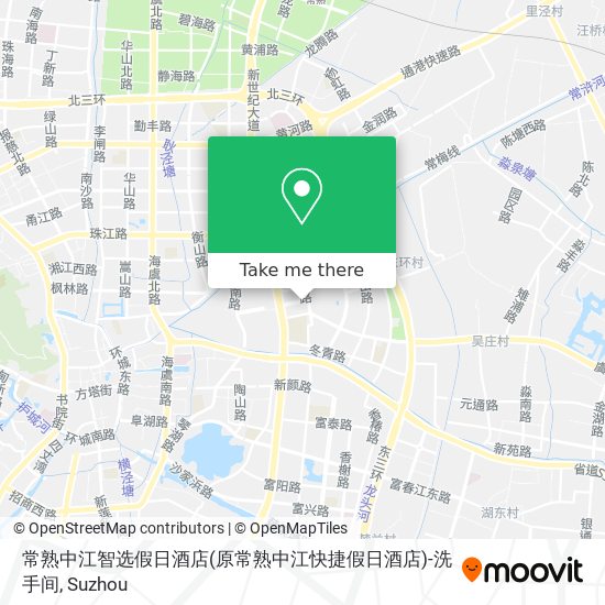 常熟中江智选假日酒店(原常熟中江快捷假日酒店)-洗手间 map