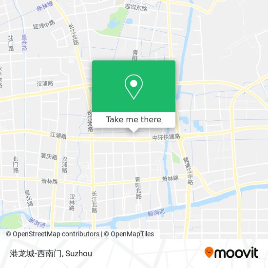 港龙城-西南门 map