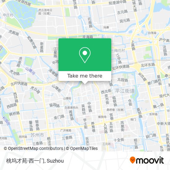 桃坞才苑-西一门 map