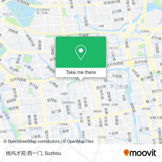 桃坞才苑-西一门 map