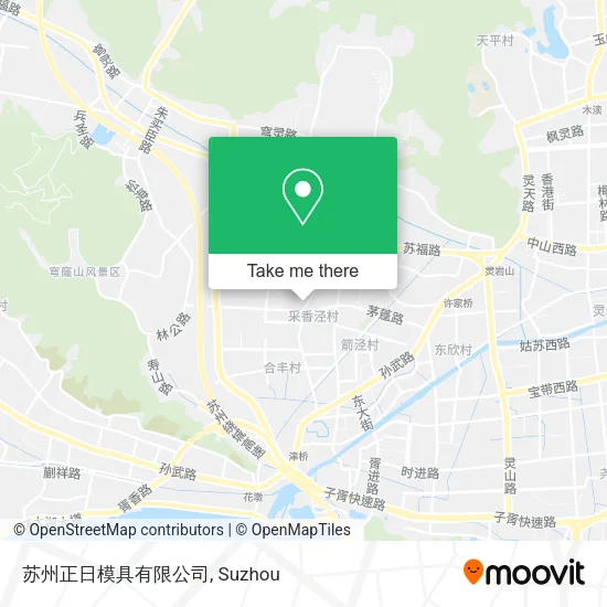 苏州正日模具有限公司 map