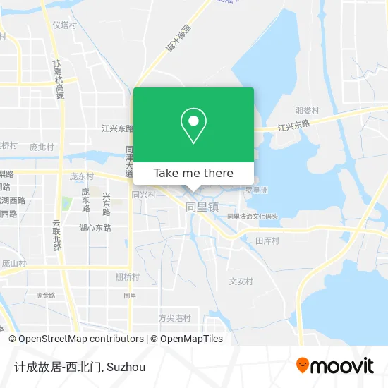 计成故居-西北门 map