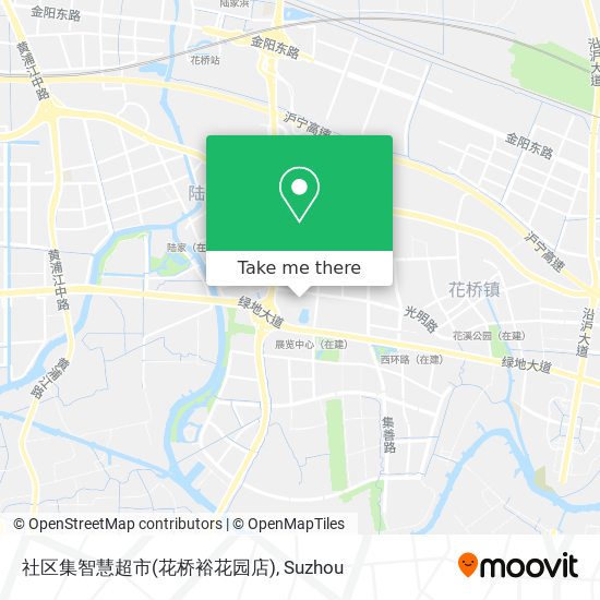 社区集智慧超市(花桥裕花园店) map