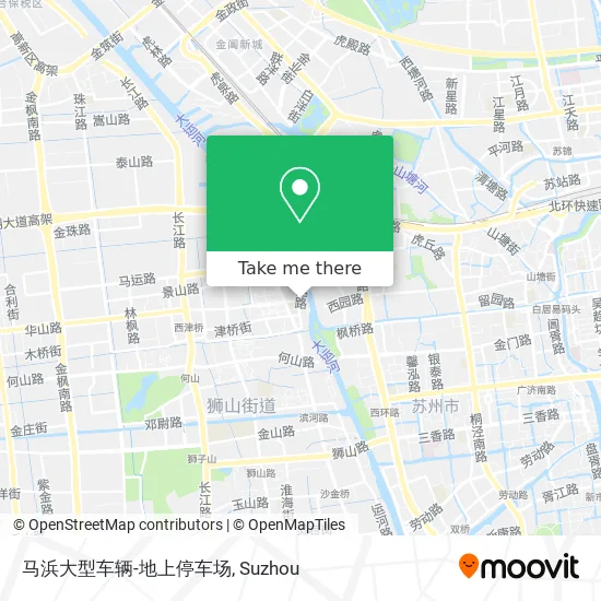 马浜大型车辆-地上停车场 map