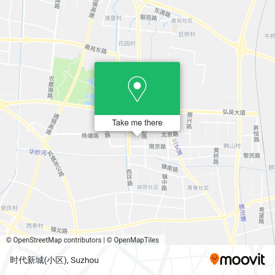 时代新城(小区) map