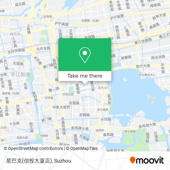 星巴克(信投大厦店) map