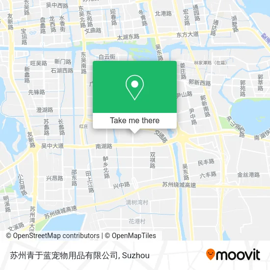 苏州青于蓝宠物用品有限公司 map