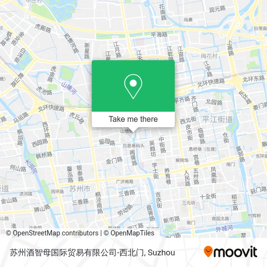 苏州酒智母国际贸易有限公司-西北门 map