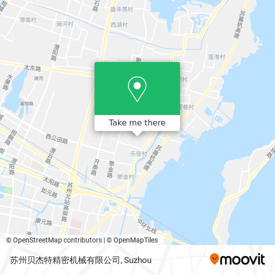 苏州贝杰特精密机械有限公司 map