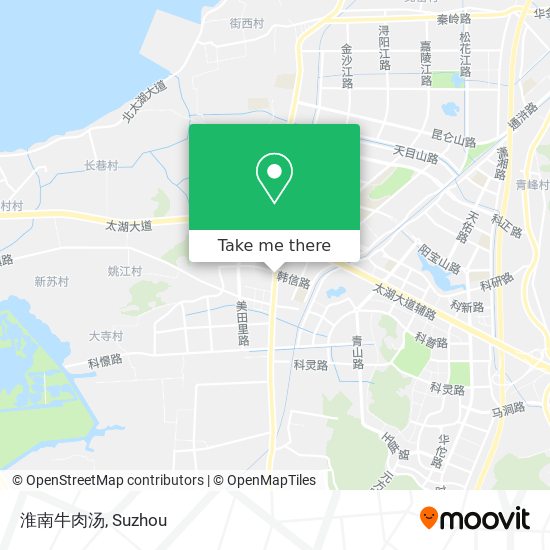 淮南牛肉汤 map