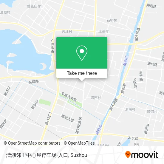 漕湖邻里中心屋停车场-入口 map