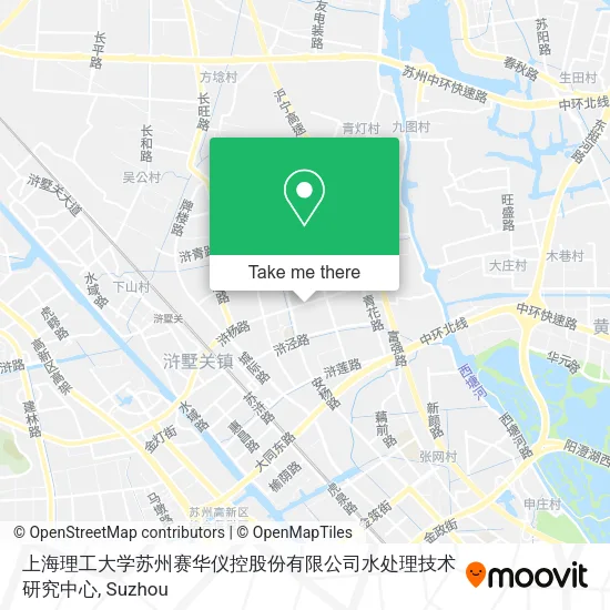 上海理工大学苏州赛华仪控股份有限公司水处理技术研究中心 map