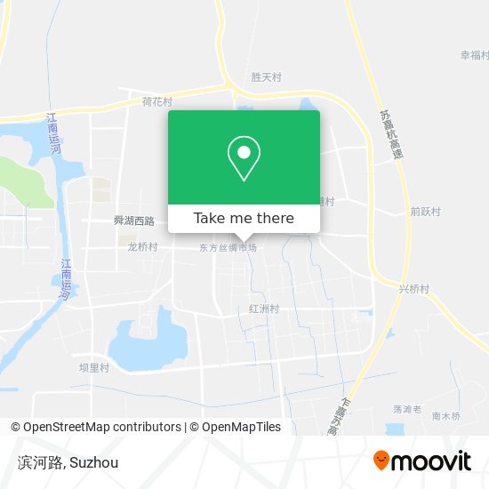 滨河路 map