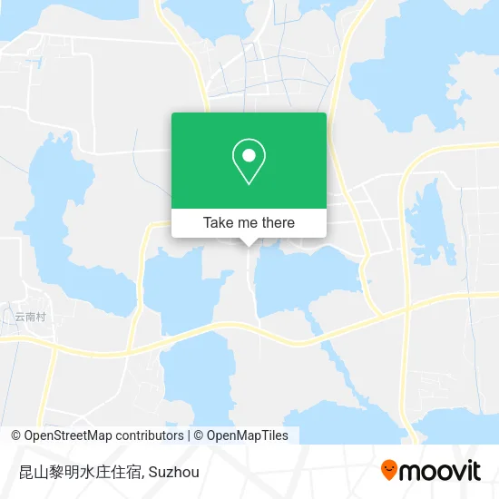 昆山黎明水庄住宿 map