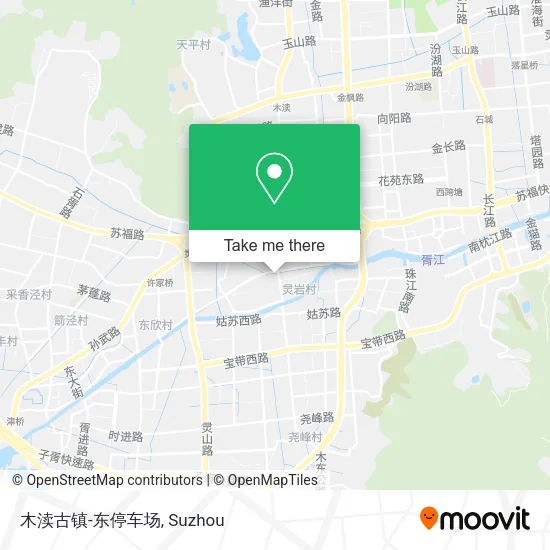 木渎古镇-东停车场 map