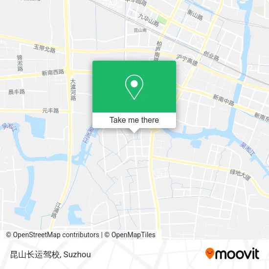 昆山长运驾校 map
