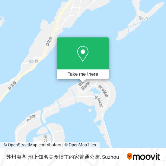 苏州夷亭·池上知名美食博主的家普通公寓 map
