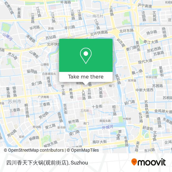 四川香天下火锅(观前街店) map