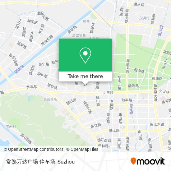 常熟万达广场-停车场 map