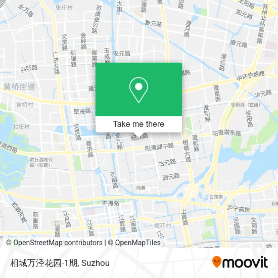 相城万泾花园-1期 map