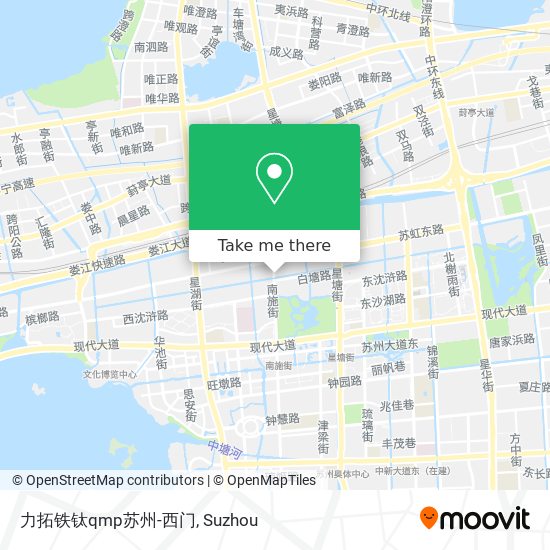 力拓铁钛qmp苏州-西门 map
