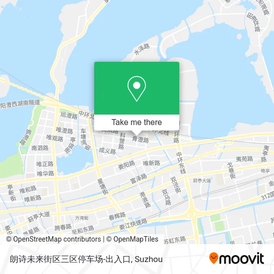 朗诗未来街区三区停车场-出入口 map