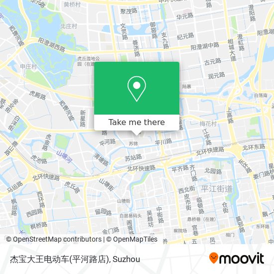 杰宝大王电动车(平河路店) map