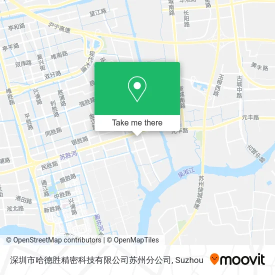 深圳市哈德胜精密科技有限公司苏州分公司 map