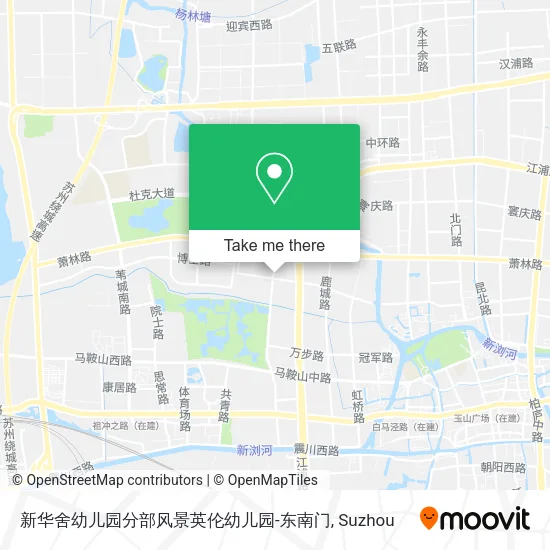 新华舍幼儿园分部风景英伦幼儿园-东南门 map