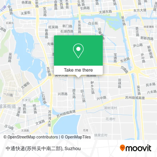 中通快递(苏州吴中南二部) map