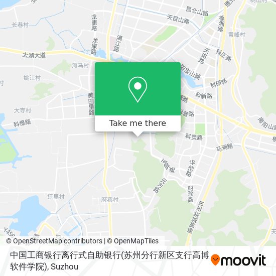 中国工商银行离行式自助银行(苏州分行新区支行高博软件学院) map