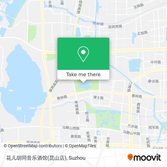 花儿胡同音乐酒馆(昆山店) map