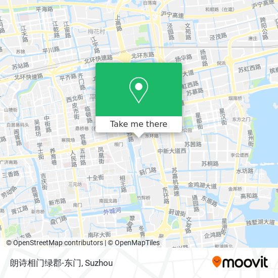 朗诗相门绿郡-东门 map
